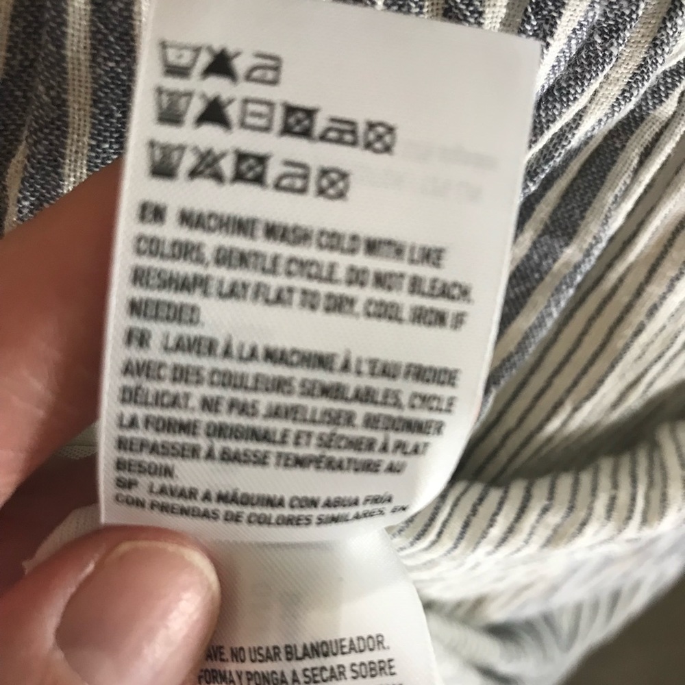 AEO ☀️One shoulder striped dress - Picture 13 of 13